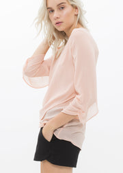 Women's Cross Hem Blouse