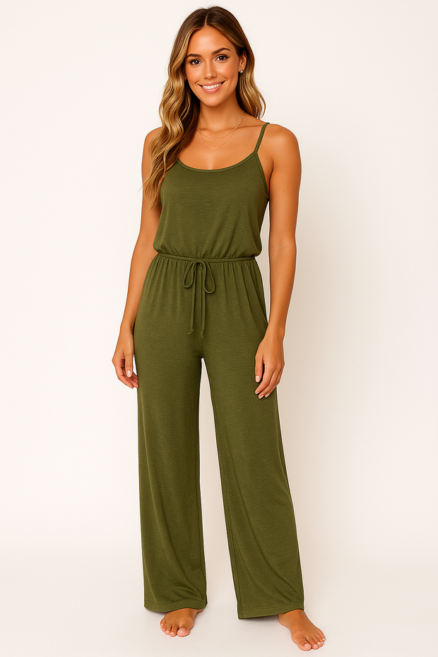 Women's suspenders jumpsuit