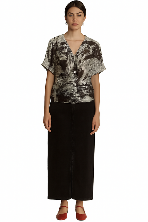 Women Top For Daily Wear-Black (Size-S) | D499